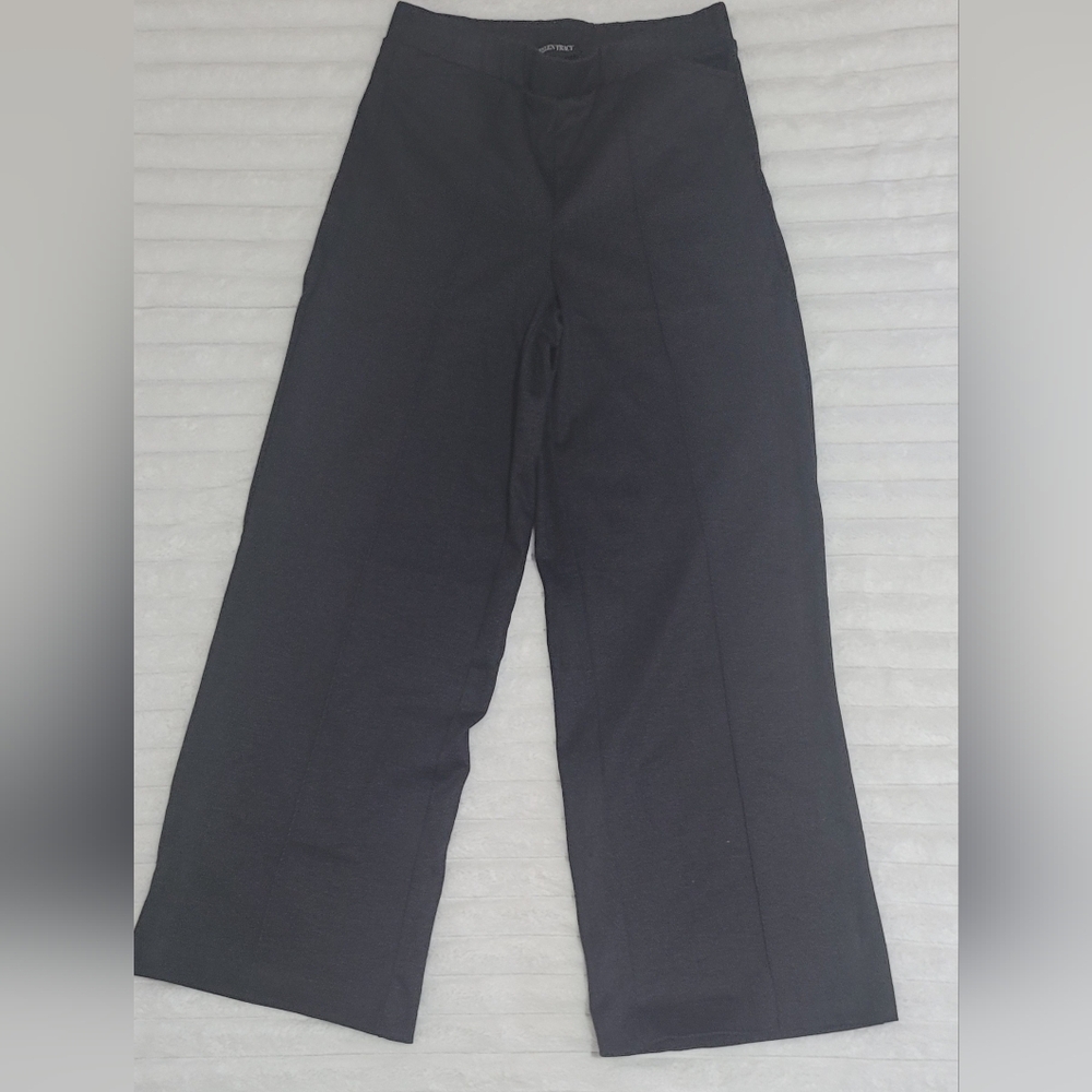 Ellen Tracy Classic Black Wide-Leg Pants